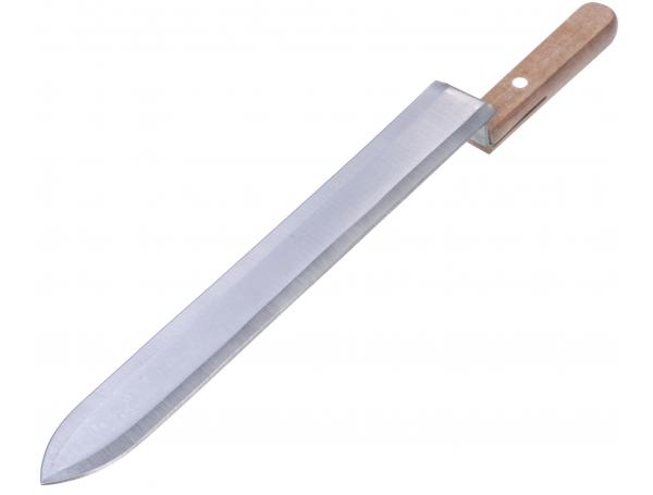 Нож пасечный "Европа" 280 мм c односторонней нижней заточкой деревянная ручка