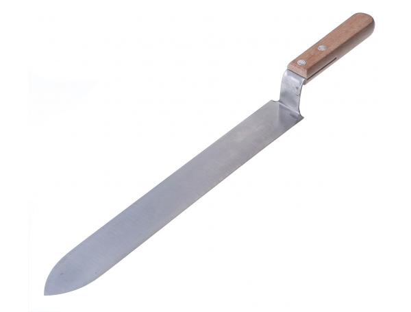 Нож пасечный "Европа" 280 мм c односторонней нижней заточкой деревянная ручка