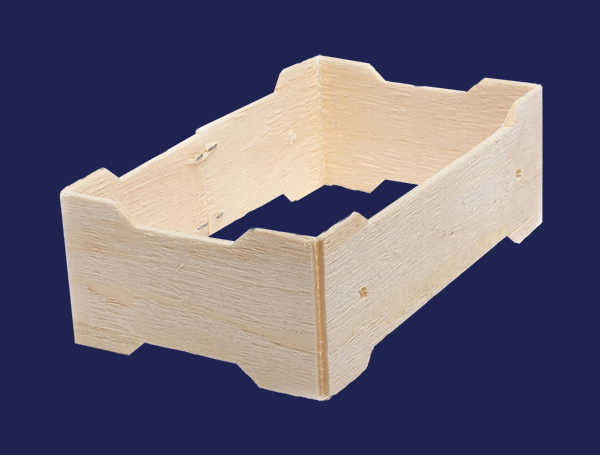 Рамка для сотового меда «Дадан» деревянная 67х115х37 с отверстиями для проволоки 50 шт
