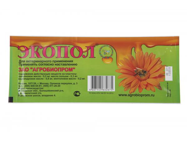 Екопол (акарицидні смужки - 10шт), ЗАТ «Агробіопром»