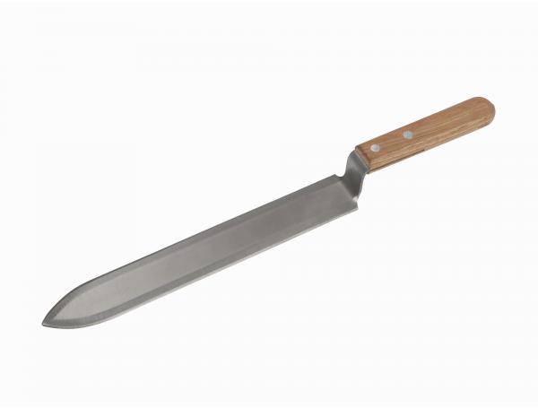 Нож пасечный "Европа" 235 мм c односторонней верхней заточкой деревянная ручка
