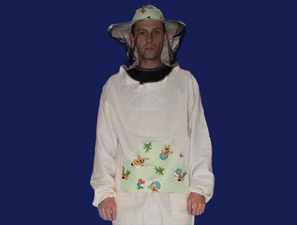 Куртка бджоляра з двунитки з лицьовою маскою 52-54 розмір