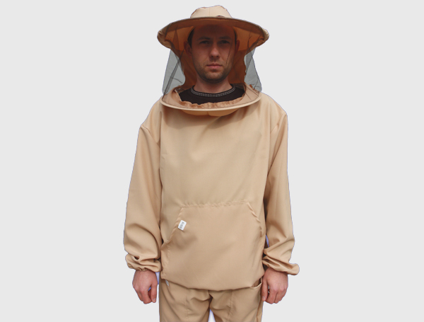 Куртка бджоляра з габардину і з лицьовою маскою, 52-54 розмір.