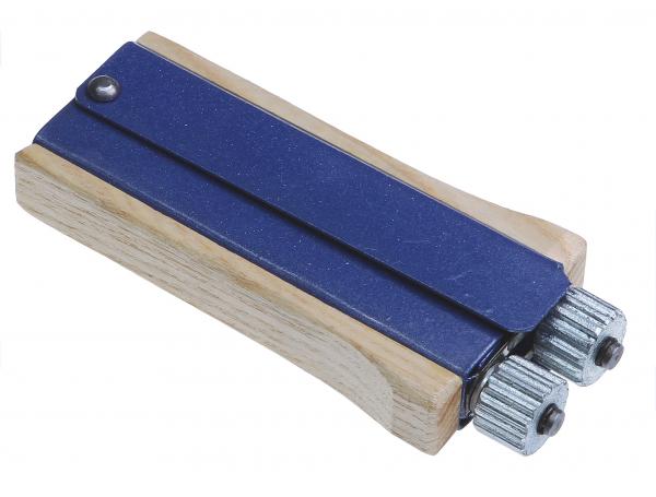 Приспособление для натяжки проволоки "Волна", ручка деревянная полимерное покрытие синий маталлик