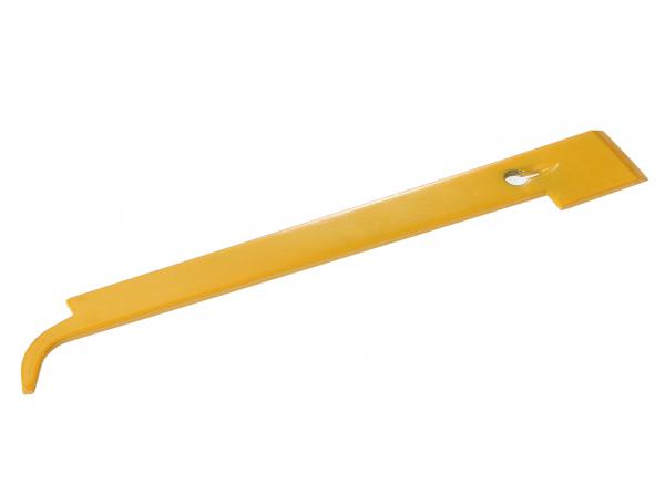 Стамеска-обценьки-козяча ніжка фарбована 280x35x3 мм (жовта)
