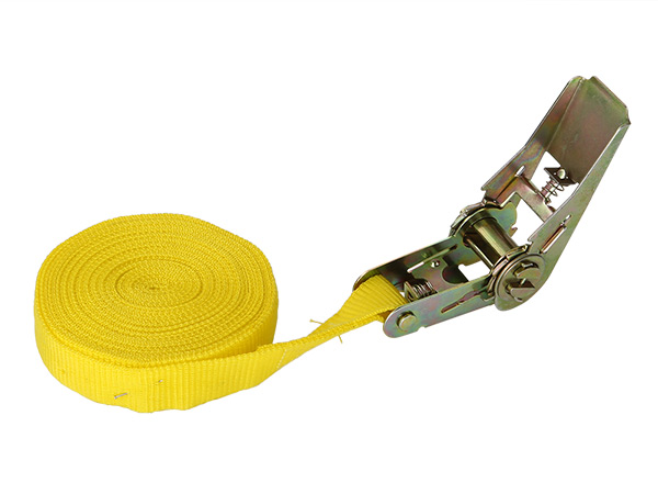 Скреп ремінний з механізмом для стяжки вулика, жовтий, довжина 5 метрів